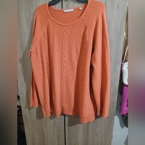 Cyrus Women's Sweater in Vibrant Orange